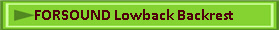 FORSOUND Lowback Backrest